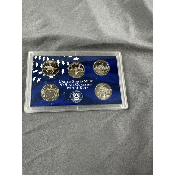1999 S United States Mint 50 State Quarters Proof‎ Set 5 Coins